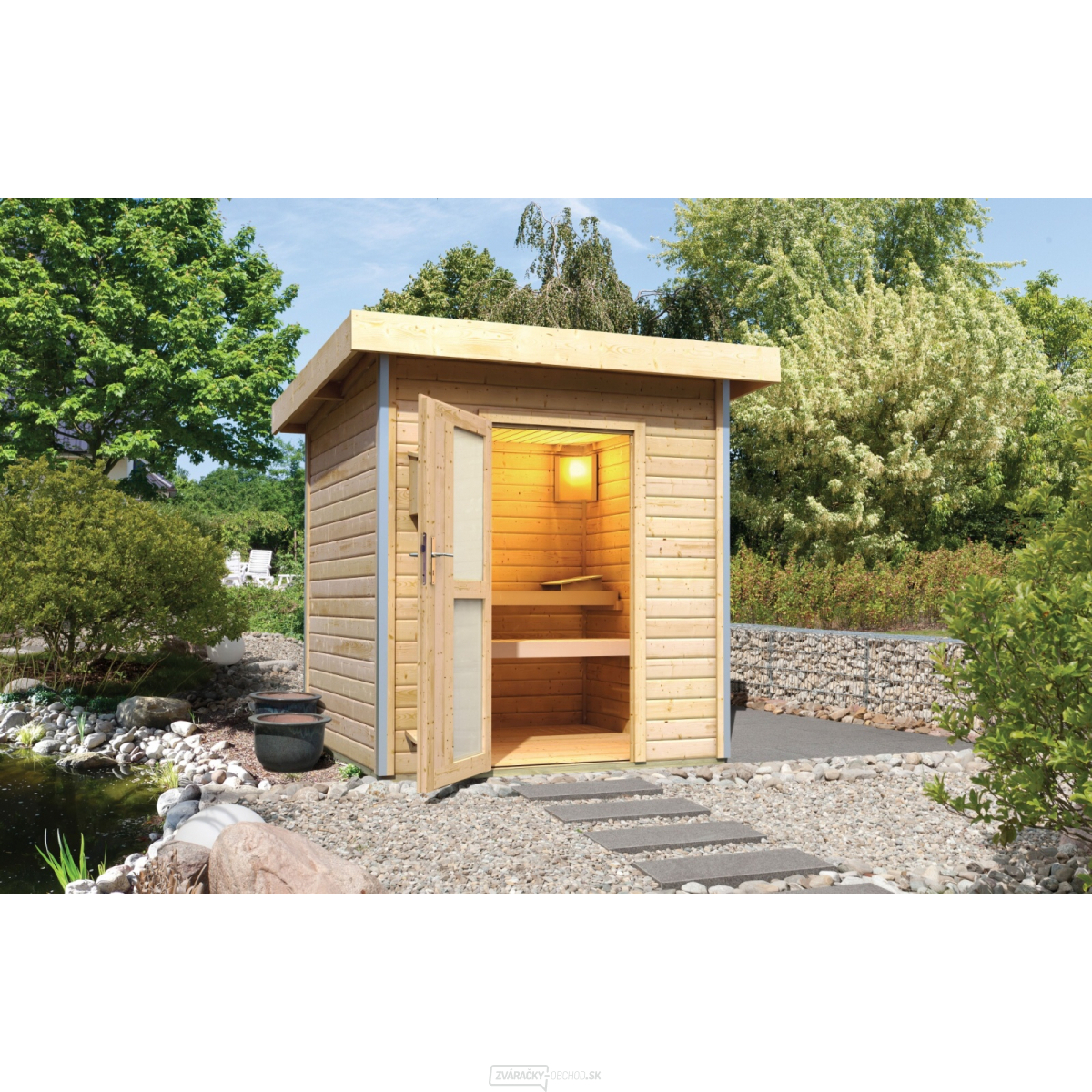 Fínska sauna KARIBU Torg (86183)