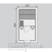 Fínska sauna KARIBU Torg (86196) s predsieňou náhled
