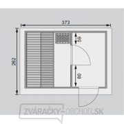 Fínska sauna KARIBU SKROLLAN 2 (86291) s predsieňou náhled
