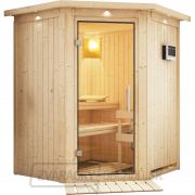 Fínska sauna KARIBU Larin (75604) Náhľad