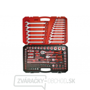 1/4 + 3/8 + 1/2 130dílná sada náradia 4-32mm + 3 račne 72 zubov + kľúče (4SK-146-130-380-120) gallery main image