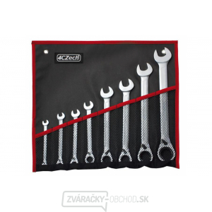 Sada kľúčov 8dielna s prepínací páčkou vyhnuté 15 °, ISO1711-1 vo vinylovom puzdre (8,10,11,13,17,19,22,24mm) Sada kľúčov 8dielna s prepínací páčkou vyhnuté 15 °, ISO1711-1 vo vinylovom puzdre (8,10,11,13,17,19,22,24mm) gallery main image