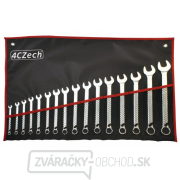 Sada kľúčov 16dílná s prepínací páčkou vyhnuté 15 °, vo vinylovom puzdre  gallery main image