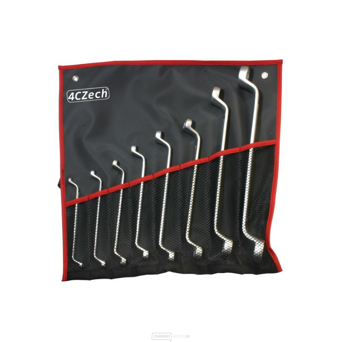 Sada kľúčov 8dielna, DIN 838 vo vinylovom puzdre (6x7 - 30x32mm) (4SK-838-508)