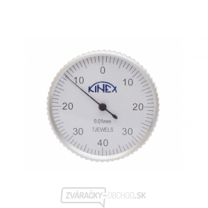 Úchylkomer páčkový KINEX - vertikálny (0,8)/40mm Úchylkomer páčkový KINEX - vertikálny (0,8)/40mm