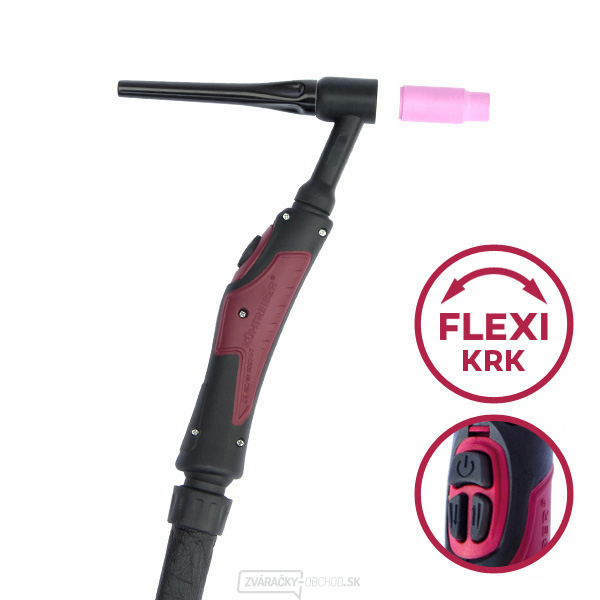 Zvárací horák KTB 17 FX, Up-Down, 8 m Zvárací horák KTB 17 FX, Up-Down, 8 m gallery main image