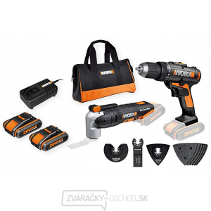 WX909 - Multifunkčné obrážačka WX678.A + Aku vŕtačka WX166.A WX909 - Multifunkčné obrážačka WX678.A + Aku vŕtačka WX166.A gallery main image