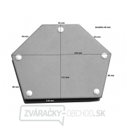 Magnet uhlový 6-hranný, nosnosť do 33kg Náhľad