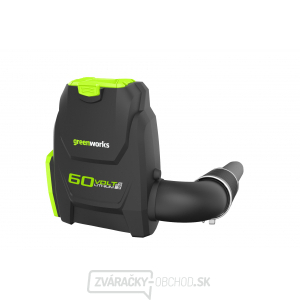 Greenworks GD60BPB aku 60 V chrbtový fúkač s indukčným motorom gallery main image