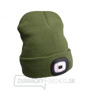Čiapka s čelovkou 45lm, nabíjací, USB, tmavo zelená, univerzálna veľkosť Čiapka s čelovkou 45lm, nabíjací, USB, tmavo zelená, univerzálna veľkosť gallery main image