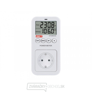 Merač spotreby elektrickej energie UNI-T UT230B-EÚ, Schuko Merač spotreby elektrickej energie UNI-T UT230B-EÚ, Schuko gallery main image