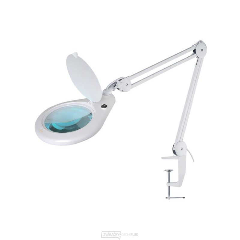 Lupa stolná guľatá (svorka) 5diop. LED (108x) 8062D3