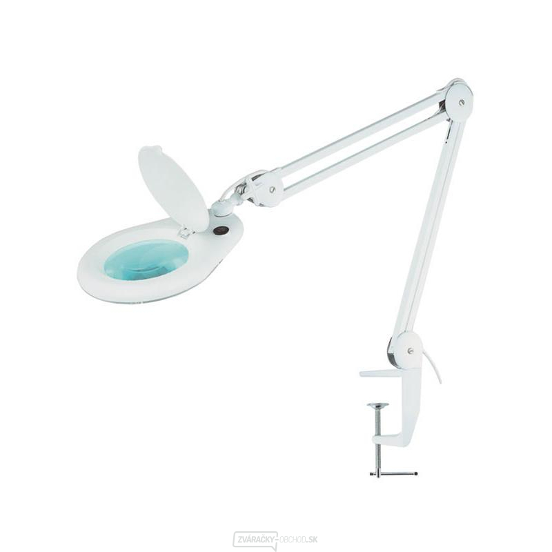 Lupa stolná guľatá (svorka) 8diop. LED (90x) 8066D2