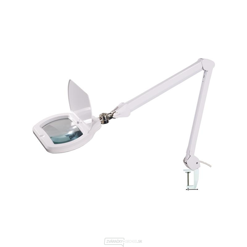 Lupa stolná obdĺžnik (svorka) 3diop. SMD LED (72x) biela 8071