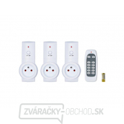 Diaľkovo ovládaná bezdrôtová zásuvka Geti súprava 3 + 1 (3680W/16A) Diaľkovo ovládaná bezdrôtová zásuvka Geti súprava 3 + 1 (3680W/16A) gallery main image