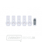 Diaľkovo ovládaná bezdrôtová zásuvka Geti sada 5 + 1 (3680W/16A) Diaľkovo ovládaná bezdrôtová zásuvka Geti sada 5 + 1 (3680W/16A) gallery main image