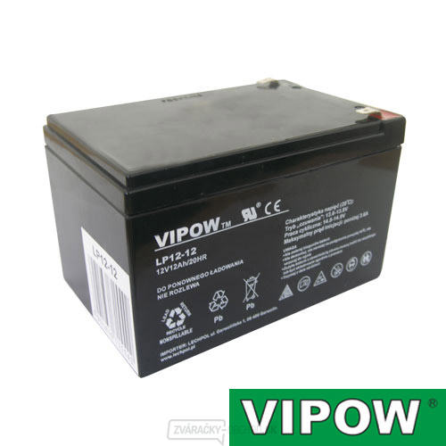 Batérie olovená 12V 12Ah VIPOW