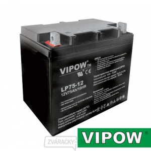 Batérie olovená 12V 75Ah VIPOW