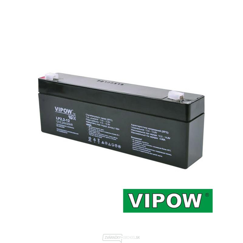 Batérie olovená 12V 2.2Ah VIPOW