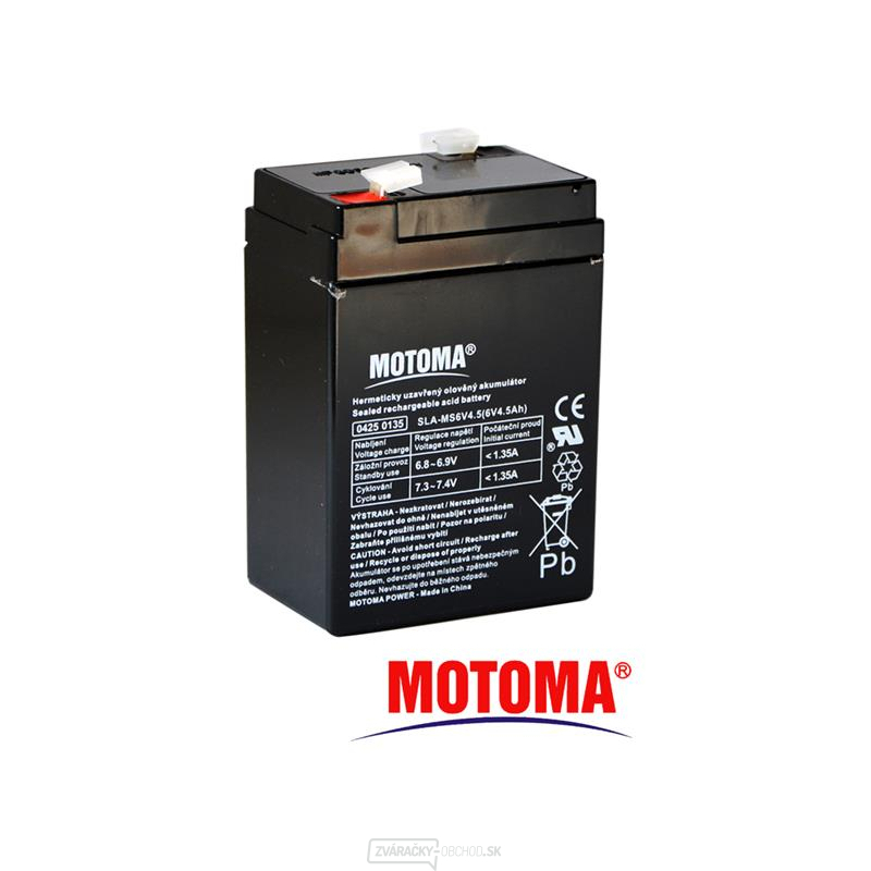 Batérie olovená 6V 4.5Ah MOTOMA