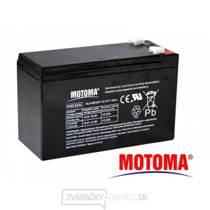 Batérie olovená 12V 7.5Ah MOTOMA (konektor 6,35 mm)