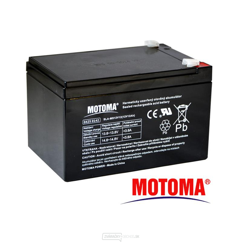 Batérie olovená 12V 12Ah MOTOMA