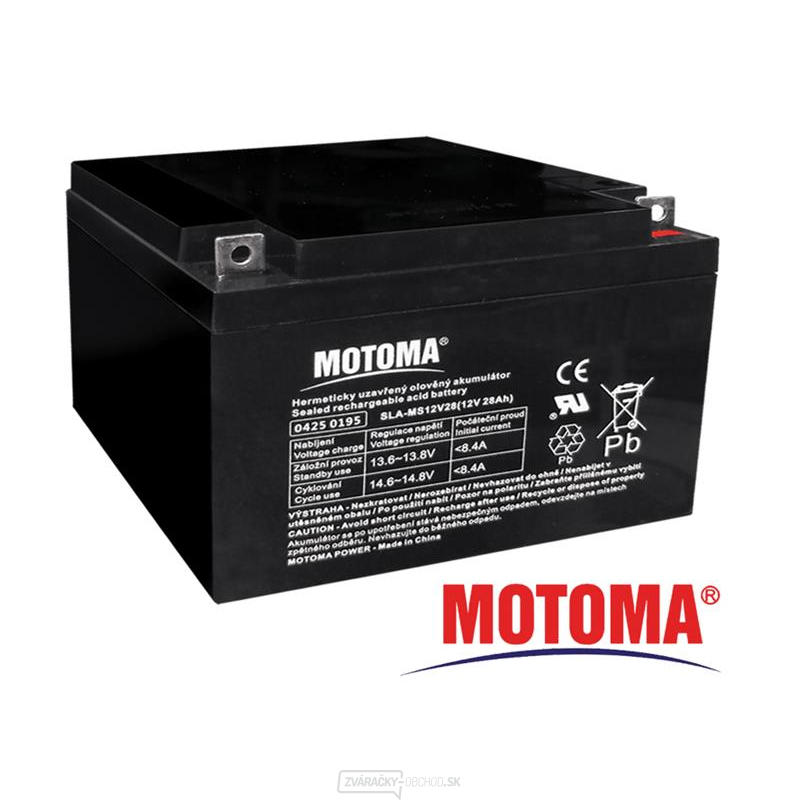 Batérie olovená 12V 28Ah MOTOMA