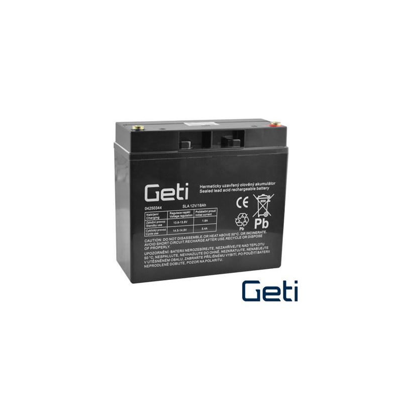 Batérie olovená 12V 18Ah Geti