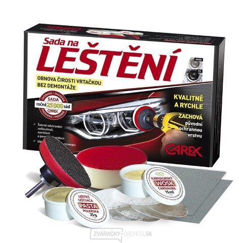 Sada na leštenie povrchu svetlometov