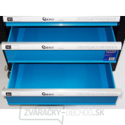 Vybavený montážny vozík s náradím, 6 zásuviek, 168 kusov - GEKO PREMIUM náhled