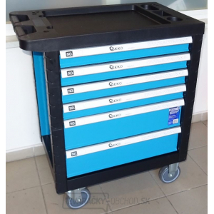 Vybavený montážny vozík s náradím, 6 zásuviek, 168 kusov - GEKO PREMIUM Vybavený montážny vozík s náradím, 6 zásuviek, 168 kusov - GEKO PREMIUM gallery main image