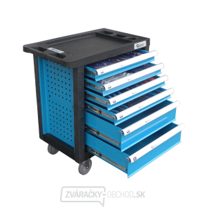 Dielenský montážny vozík, vybavený 245 ks, 6 zásuviek - GEKO G10831 Dielenský montážny vozík, vybavený 245 ks, 6 zásuviek - GEKO G10831 gallery main image