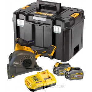 Aku drážkovačka do muriva bezuhlíková 54V DeWALT DCG200T2 Flexvolt 2x 6,0 Ah, TSTAK