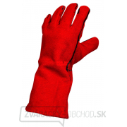 Pracovné rukavice Sandpiper red, hovädzia štiepenka, veľ. 12 gallery main image