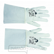 Celokožená zváračská rukavice undulata z lícovej kozinky šitá kevlarovou niťou, veľ. 10 gallery main image