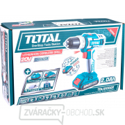 Aku vŕtací skrutkovač TOTAL 20V Li-ion (2x), 2000mAh, v taške, sada 47ks Náhľad