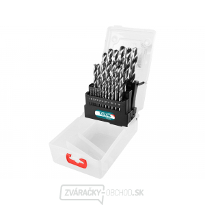 Vrtáky do kovu, súprava 25ks, 1-13mm/0,5mm, HSS industrial gallery main image