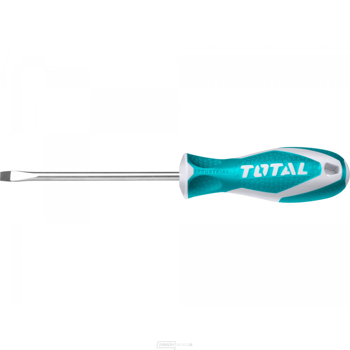 Skrutkovač plochý, (-) 5x75mm, CrV, industrial, TOTAL
