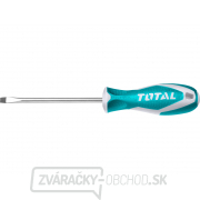 Skrutkovač plochý, (-) 5x75mm, CrV, industrial, TOTAL gallery main image