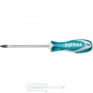Skrutkovač krížový, PH3 8x150mm, CrV, industrial, TOTAL Skrutkovač krížový, PH3 8x150mm, CrV, industrial, TOTAL gallery main image