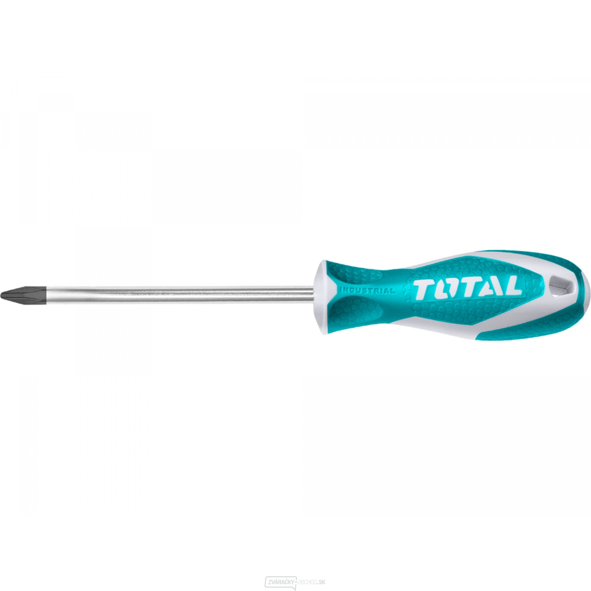 Skrutkovač krížový, PH0 3x75mm, CrV, industrial