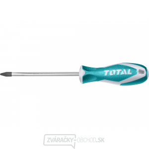 Skrutkovač krížový, PH1 5x75mm, CrV, industrial, TOTAL Skrutkovač krížový, PH1 5x75mm, CrV, industrial, TOTAL gallery main image