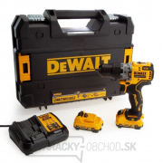 DCD706D2 DEWALT AKU bezuhlíkový PRÍKLEPOVÁ VŔTAČKA 12V 2,0Ah LI-ION gallery main image