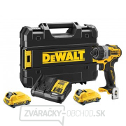 DCF601D2 DEWALT AKU SKRUTKOVAČ 12V 2,0Ah LI-ION gallery main image