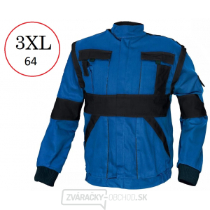 Montérková bunda 2v1 MAX modro-čierna, 100% bavlna - vel.64