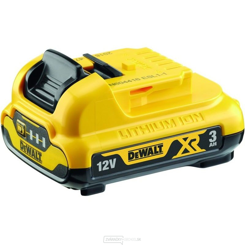 DCB124 DEWALT AKUMULÁTOR 12V XR 3,0AH LI-ION ZÁSUVNÝ DCB124 DEWALT AKUMULÁTOR 12V XR 3,0AH LI-ION ZÁSUVNÝ gallery main image