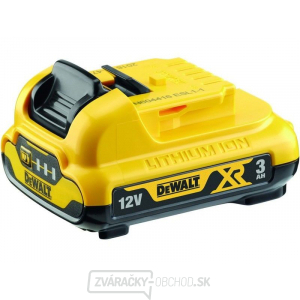DCB124 DEWALT AKUMULÁTOR 12V XR 3,0AH LI-ION ZÁSUVNÝ gallery main image