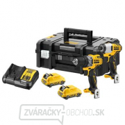 DCK2110L2T DeWALT Sada AKU skrutkovač + rázový uťahovák DCK2110L2T DeWALT Sada AKU skrutkovač + rázový uťahovák gallery main image