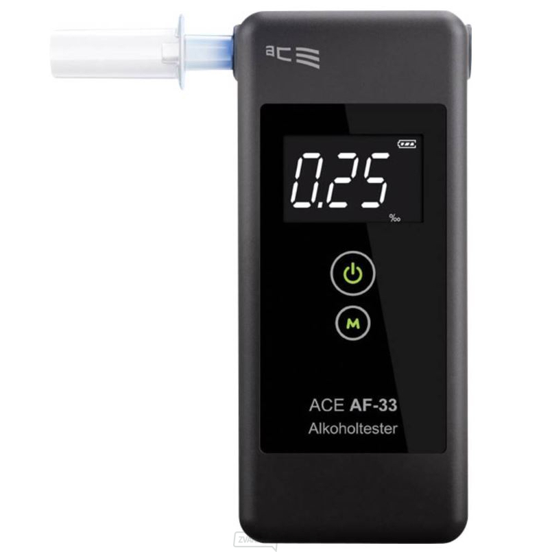 Alkohol tester ACE AF-33, tmavo šedá