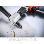 Nástavec na vŕtačku k strihanie plechu, obojstranný náhled